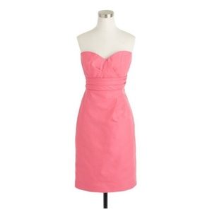 J.Crew Raquel strapless dress size 6 Tea Rose jcrew pink new with tags NWT